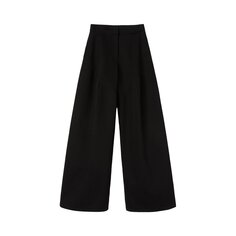 Jil Sander Объемные джинсовые брюки с заниженной талией, цвет Черный