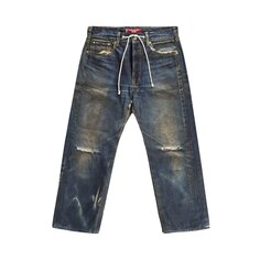 Джинсовые брюки с принтом Junya Watanabe x Levis, цвет Индиго