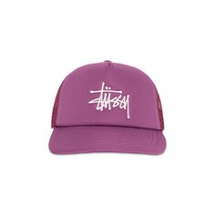 Кепка Stussy Big Basic Trucker, цвет Слива