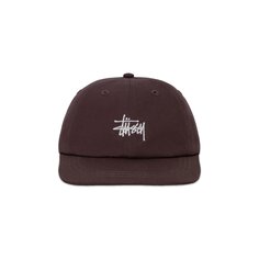 Кепка Stussy Basic Stock Low Pro, Шоколад