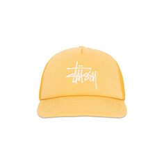 Кепка Stussy Big Basic Trucker, золотистая