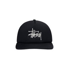 Кепка Stussy Big Basic Trucker, черная