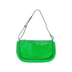 Кожаная сумка через плечо JW Anderson Bumper 12, цвет Зеленый