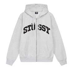 Толстовка на молнии Stussy Block Sport Ash Heather