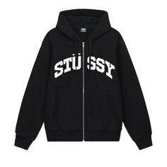 Толстовка на молнии Stussy Block Sport, цвет Черный