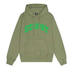 Толстовка Stussy Block Sport пигментного цвета Артишок