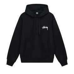 Плюшевая толстовка Stussy Черный