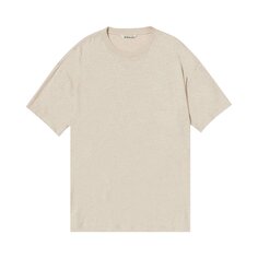 Бесшовная футболка с круглым вырезом Auralee, цвет Топ-коричневый