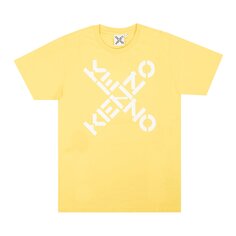 Футболка Kenzo Big X с короткими рукавами, Желтая