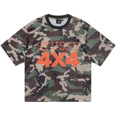 Сетчатая футбольная майка Stussy 4X4, камуфляж