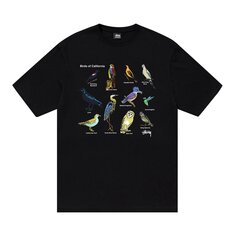 Футболка Stussy California Birds, черная