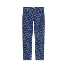 Джинсы зауженного кроя Kenzo Bara, цвет Rinse Blue Denim