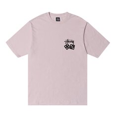 Футболка Stussy Dice, окрашенная в пигмент, Румяна