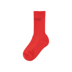 Теннисные носки Balenciaga Томатно-красный/Темный