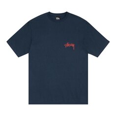 Футболка Stussy Skate Tough, темно-синяя