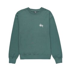 Футболка Stussy с круглым вырезом, окрашенная в базовый цвет, Forest