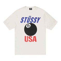 Футболка Stussy USA, окрашенная пигментом, Натуральный