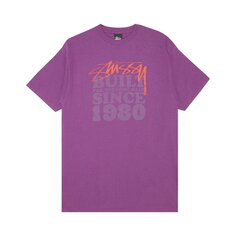 Футболка Stussy Gear построена с 80-х годов фиолетовая