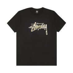 Футболка Stussy Cheetah Stock, черная