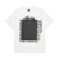 Футболка Stussy Rain Frame, цвет Белый