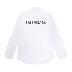 Рубашка-кокон Balenciaga Белая