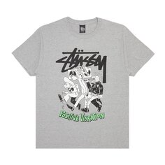 Футболка Stussy Positive Vibration, Серый вереск