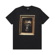 Футболка Stussy World Tour Frame, черная