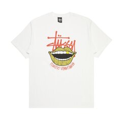 Футболка Stussy Positive Vibrations Smile, белая