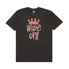 Футболка Stussy Wise Up, черная