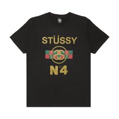 Футболка в клетку Stussy No.4, черная