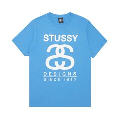 Футболка Stussy SS From 80 Brite Blue