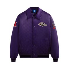 Kith For The NFL: атласный бомбер Ravens Traveler