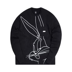 Карманная куртка Quinn с длинными рукавами Kith x Looney Tunes Bugs, черная