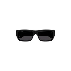 Солнцезащитные очки Balenciaga в прямоугольной оправе, Черные