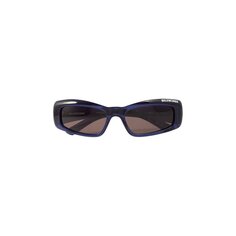 Солнцезащитные очки Balenciaga в прямоугольной оправе, синие