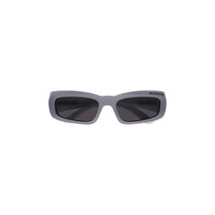 Balenciaga Солнцезащитные очки в прямоугольной оправе, Серые