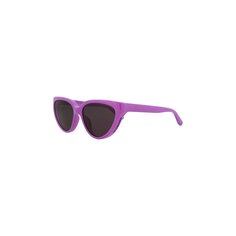 Balenciaga Солнцезащитные очки в оправе кошачий глаз, Розовый/Серый