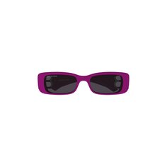 Balenciaga Солнцезащитные очки в прямоугольной оправе, цвет Фуксия
