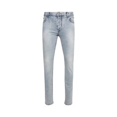 Balmain 6 Pocket Slim Vintage Wash, Bleu Jean Clair