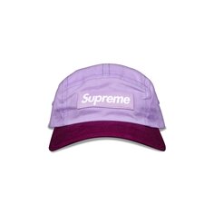 Кепка Supreme из вощеного хлопка, Фиолетовый