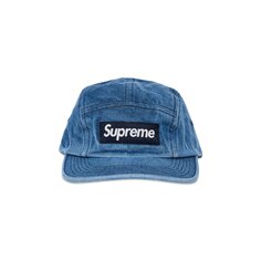 Кепка из саржевого чиноса Supreme, джинсовая ткань