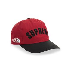 Кепка с 6 панелями Supreme x The North Face Arc Logo, красная