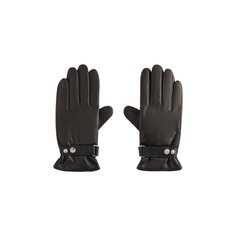 Кожаные перчатки Kith Manhattan, черные