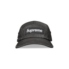 Кепка Supreme из ткани Cordura Camp, цвет Черный