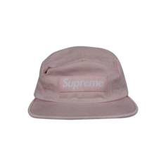 Кепка Supreme на молнии с передней панелью, розовая