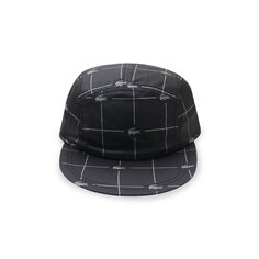 Нейлоновая кепка Supreme x Lacoste со светоотражающей сеткой, черная