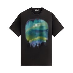 Классическая винтажная футболка с логотипом Kith Aurora, цвет Черный