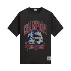 Kith For The NFL: винтажная футболка Giants Superbowl, черная