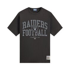 Kith For The NFL: винтажная футболка Raiders, черная