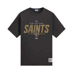 Kith For The NFL: винтажная футболка Saints, черная